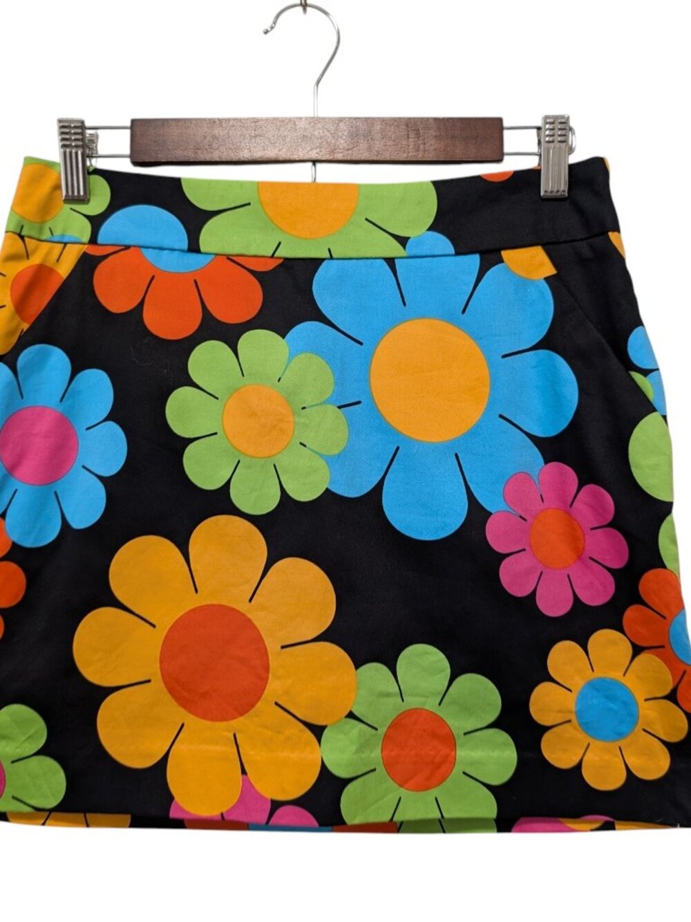 Loud Mouth Womens NWT Size 4 Magic Bus Colorful Retro Floral Golf Skort Skirt